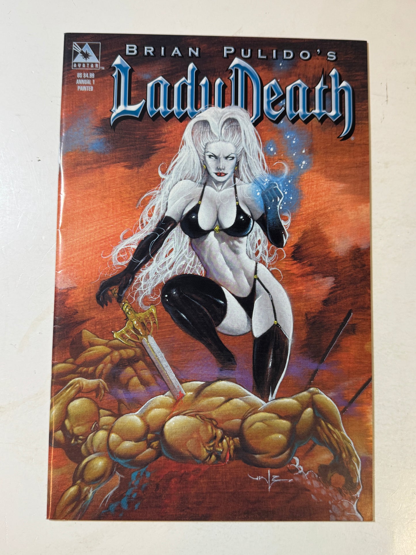 LADY DEATH Annual #1 VF+ Painted Variant