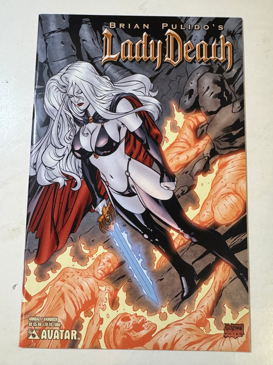LADY DEATH Annual #1 NM Vanquish Variant LTD 1000