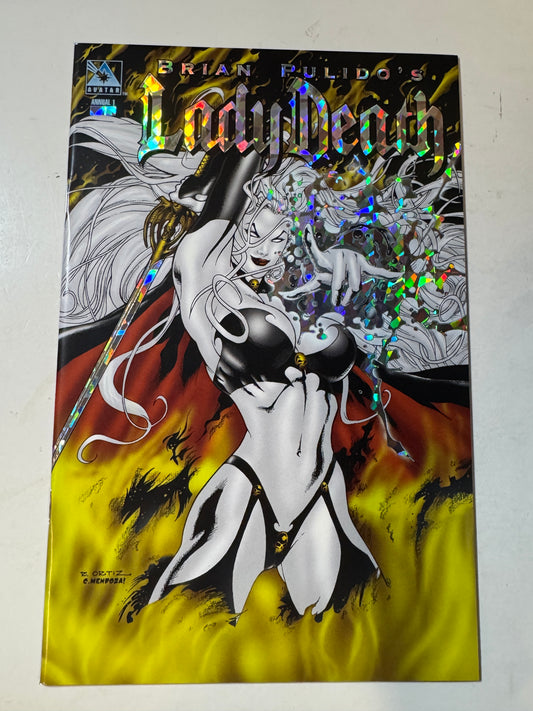 LADY DEATH Annual #1 NM Prism Foil Variant
