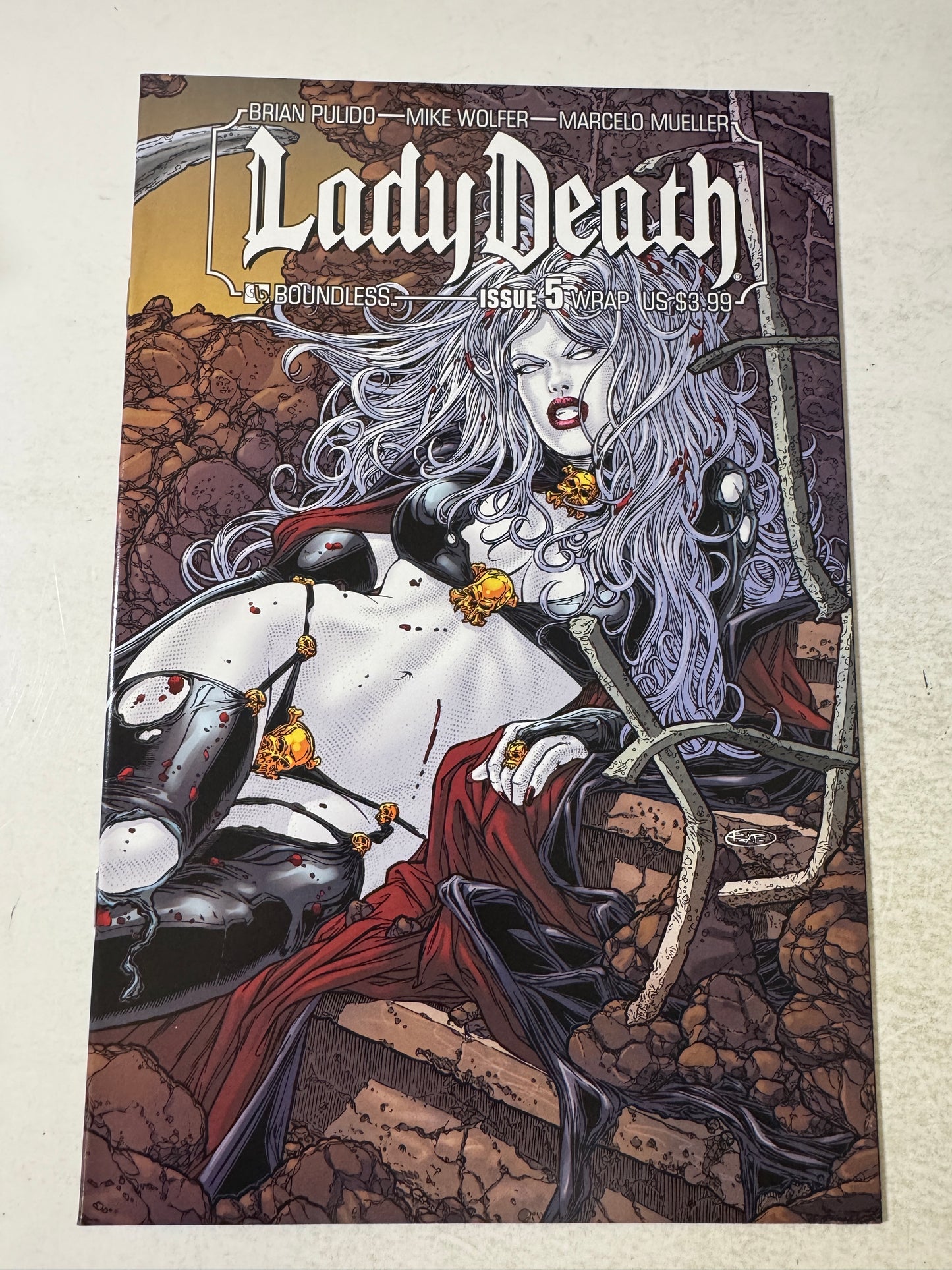 LADY DEATH #5 NM Wrap Variant