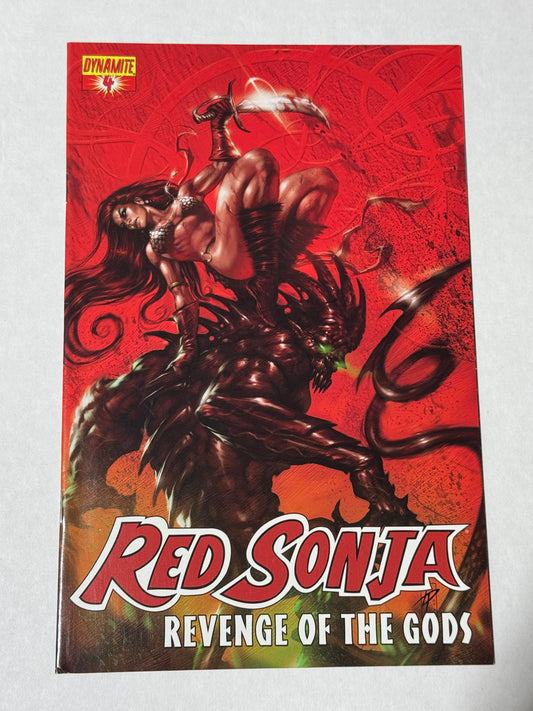 RED SONJA Revenge of The Gods #4 VF/NM Lucio Parrillo Cover