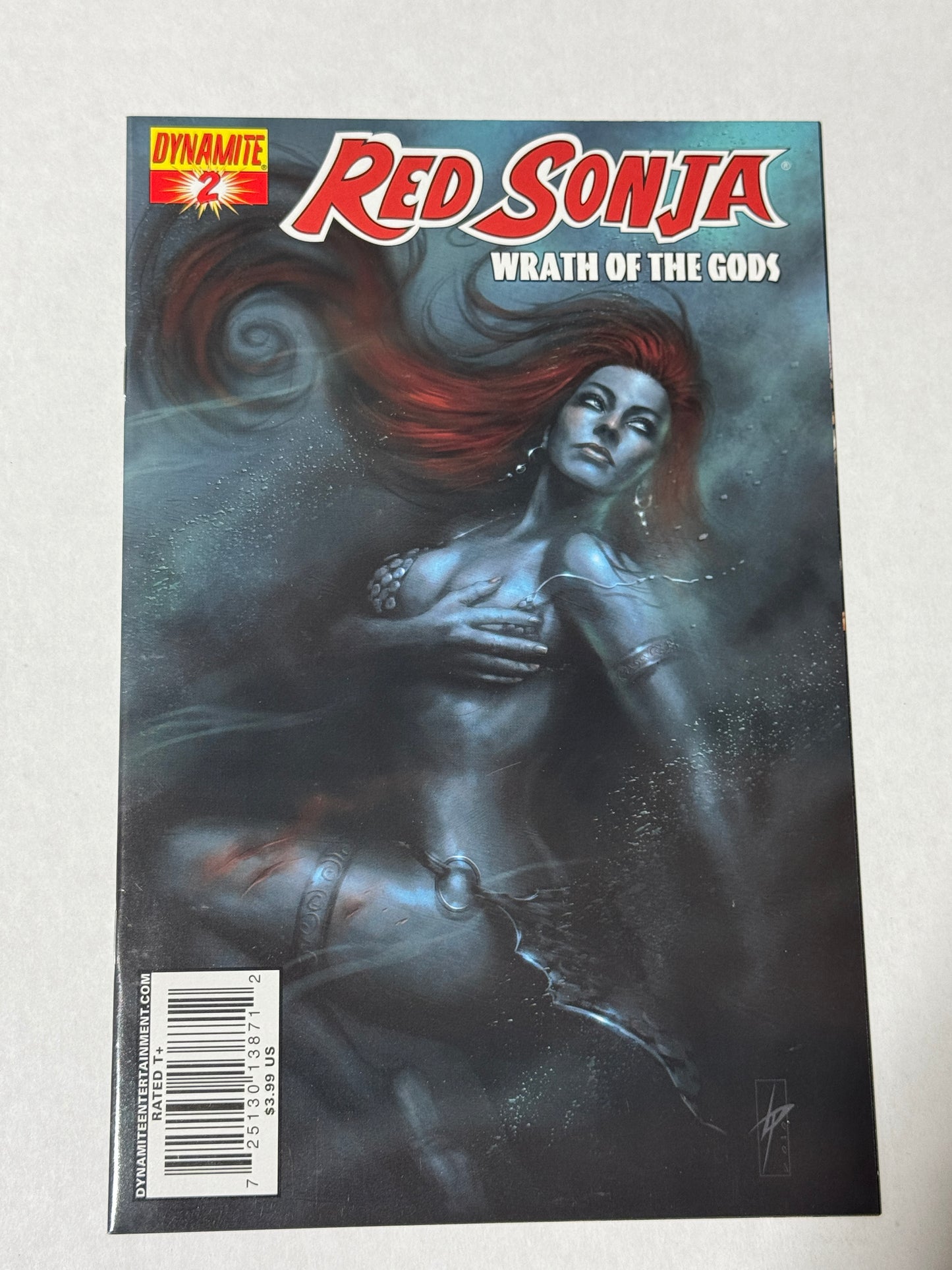 RED SONJA Wrath of The Gods #2 NM Lucio Parrillo Cover