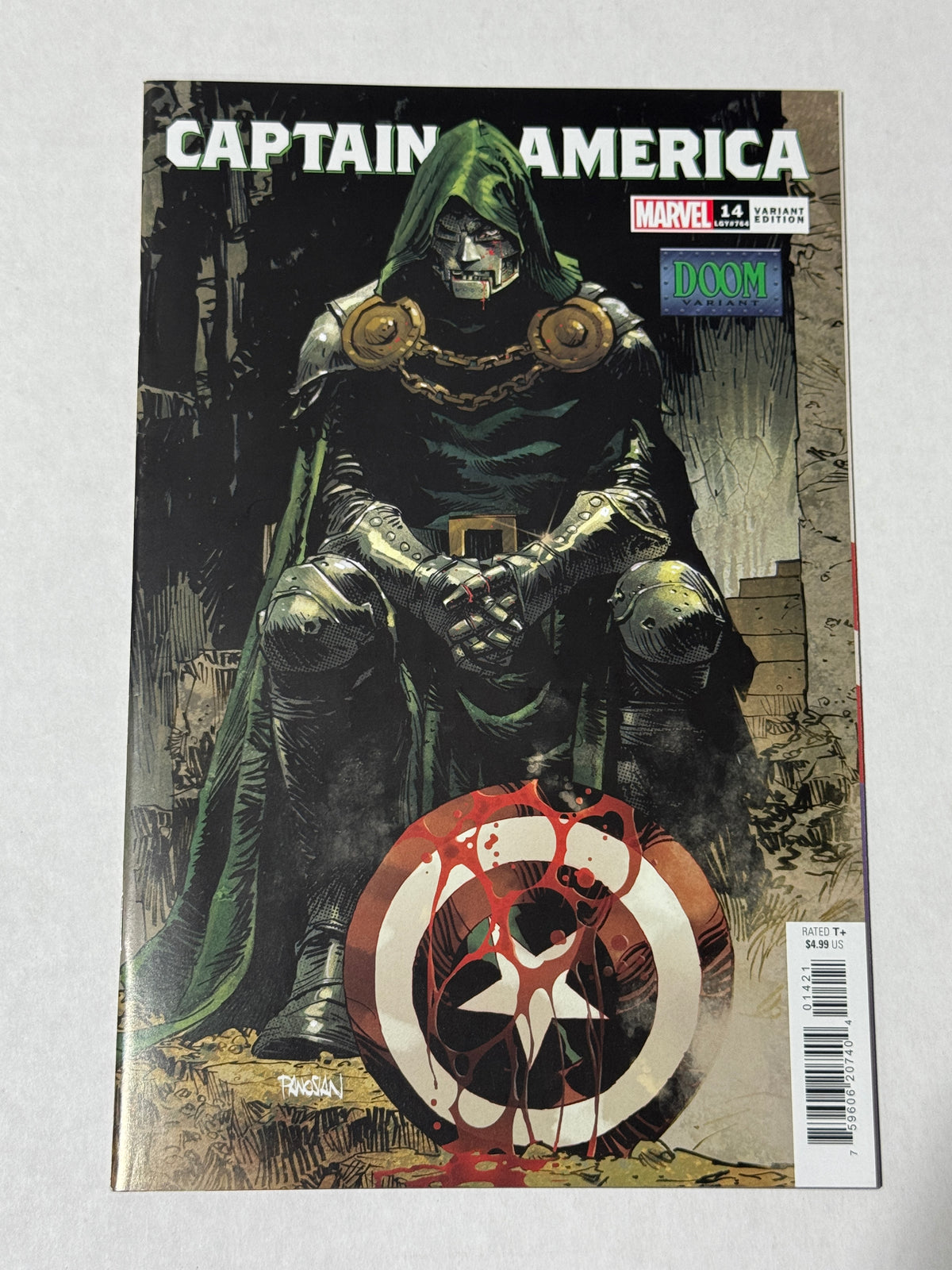 CAPTAIN AMERICA #14 Vol 12 NM Dan Panosian Variant