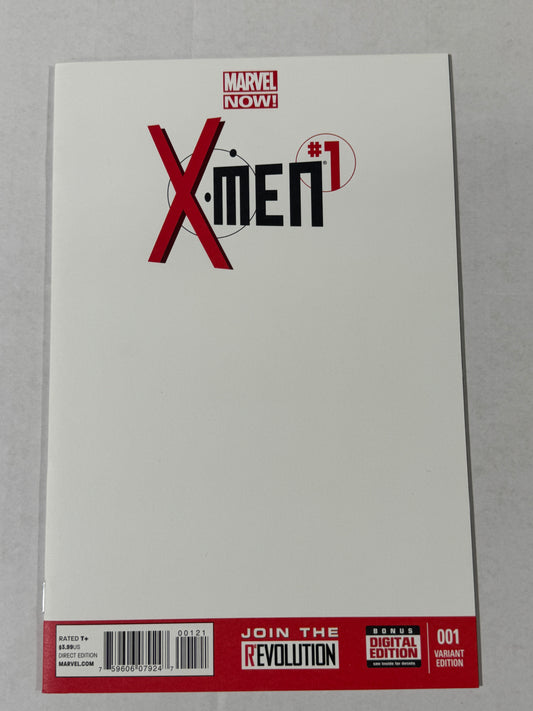 X-MEN #1 Vol 3 NM Blank Variant