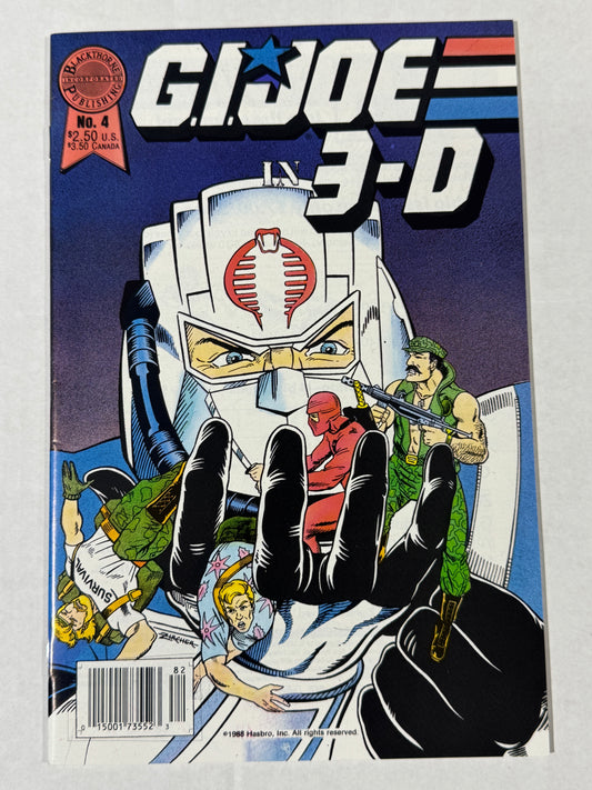 GI JOE IN 3-D #4 VF/NM No 3D Glasses