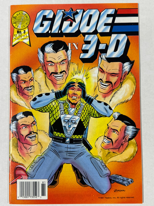 GI JOE IN 3-D #3 VF/NM No 3D Glasses