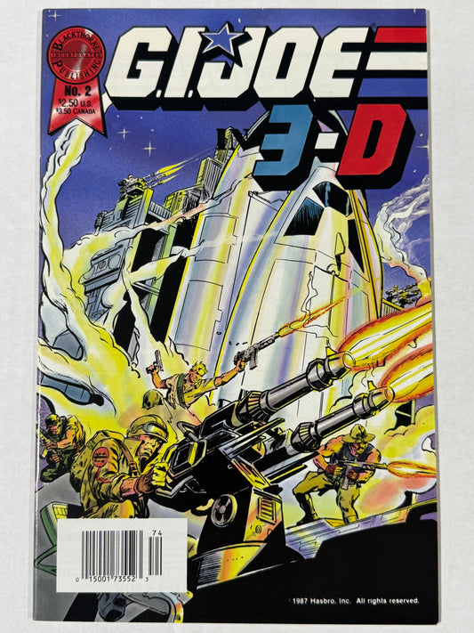 GI JOE IN 3-D #2 NM- No 3D Glasses