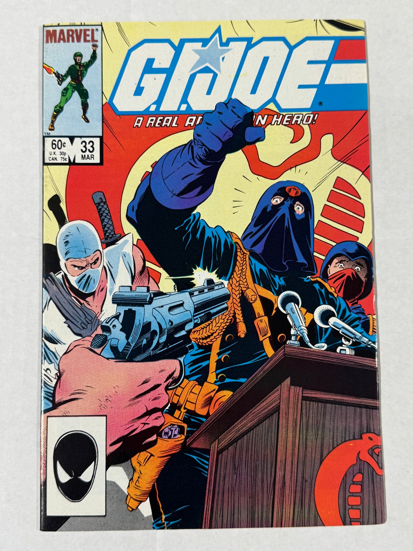 GI JOE A Real American Hero #33 NM- Frank Springer Cover