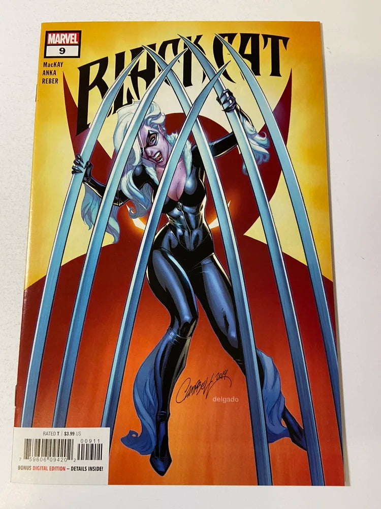BLACK CAT #9 Vol 2 NM J Scott Campbell Cover