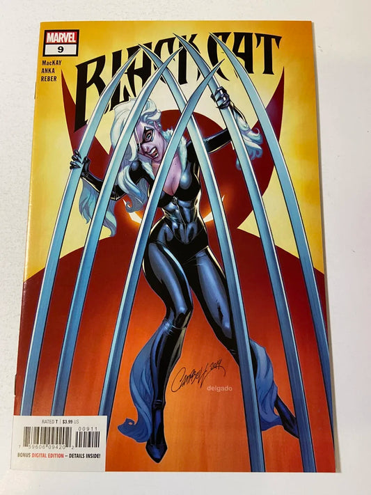 BLACK CAT #9 Vol 2 NM J Scott Campbell Cover