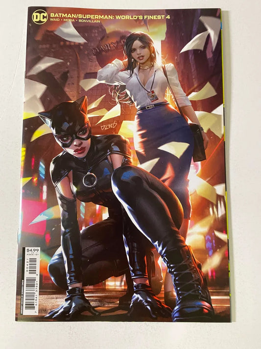 BATMAN SUPERMAN WORLD'S FINEST #4 Derrick Chew Variant