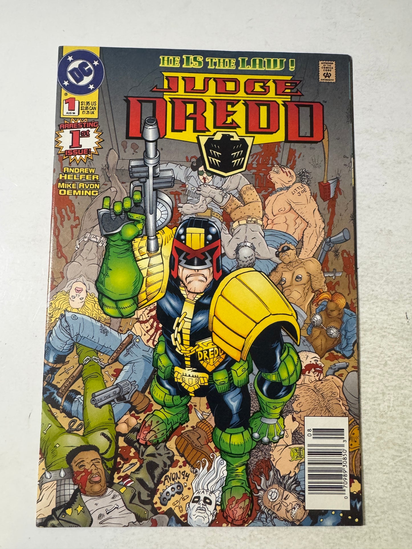 JUDGE DREDD #1 NM NEWSSTAND (DC)
