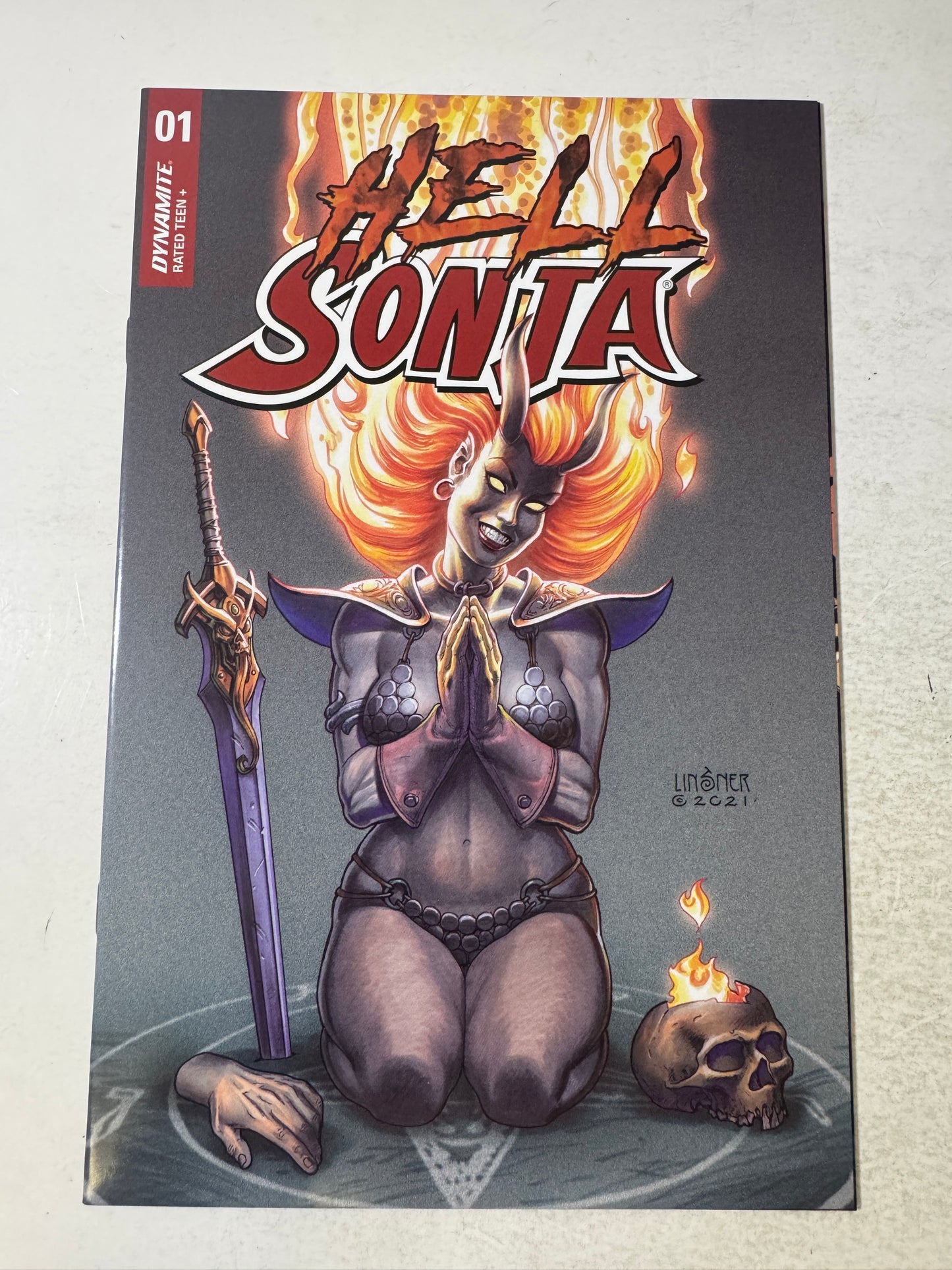 HELL SONJA #1 NM Joseph Michael Linsner Variant