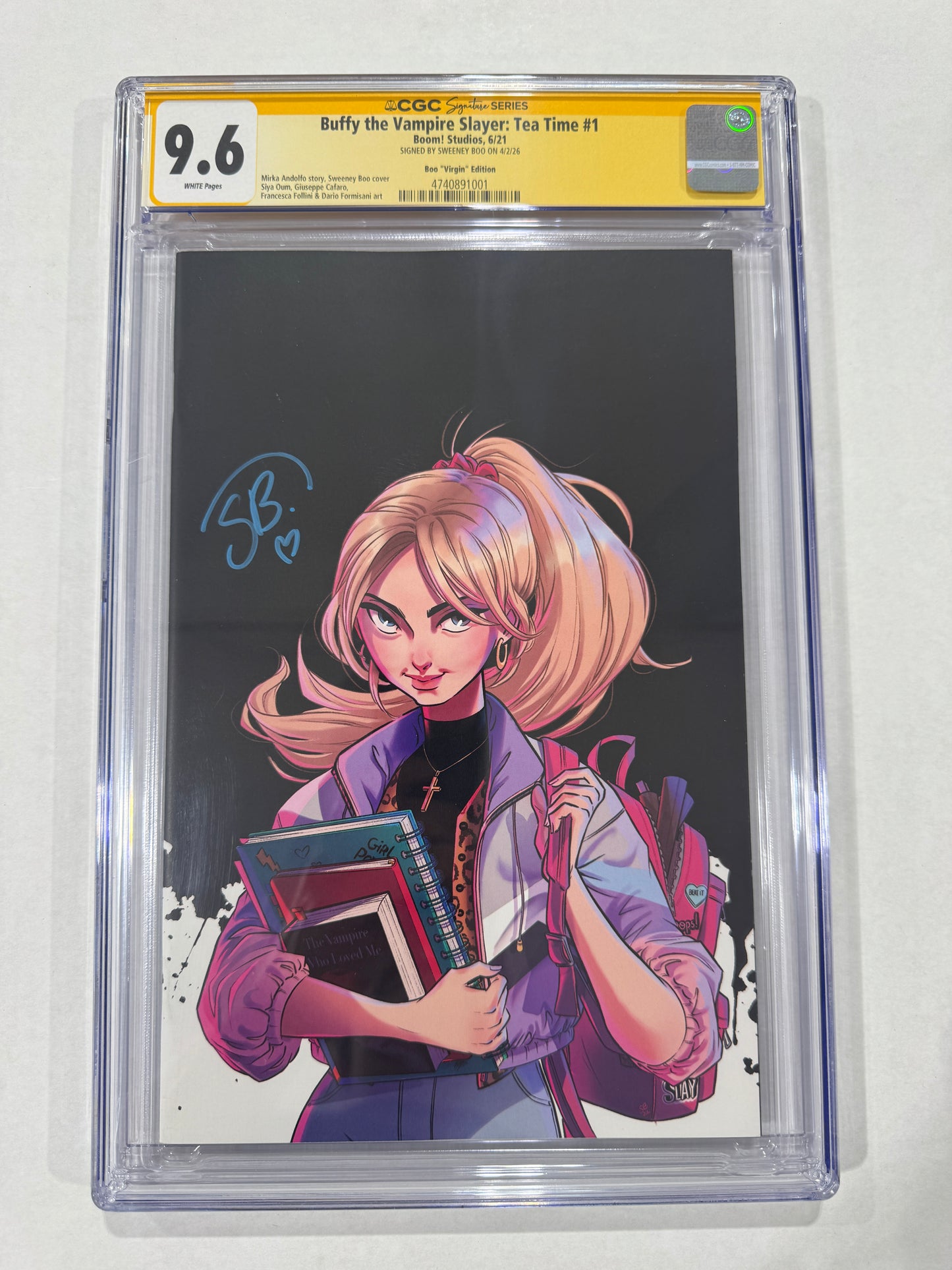 BUFFY THE VAMPIRE SLAYER: Tea Time #1 CGC SS 9.6 Sweeney Boo Variant SIGNED 1 PER STORE