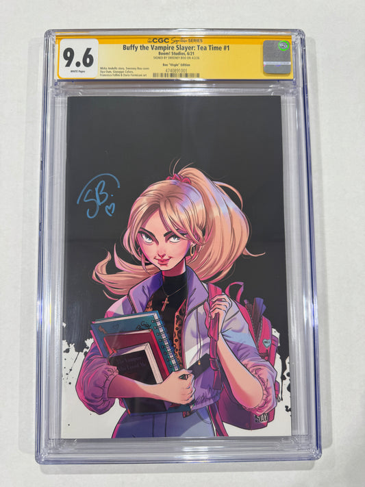 BUFFY THE VAMPIRE SLAYER: Tea Time #1 CGC SS 9.6 Sweeney Boo Variant SIGNED 1 PER STORE
