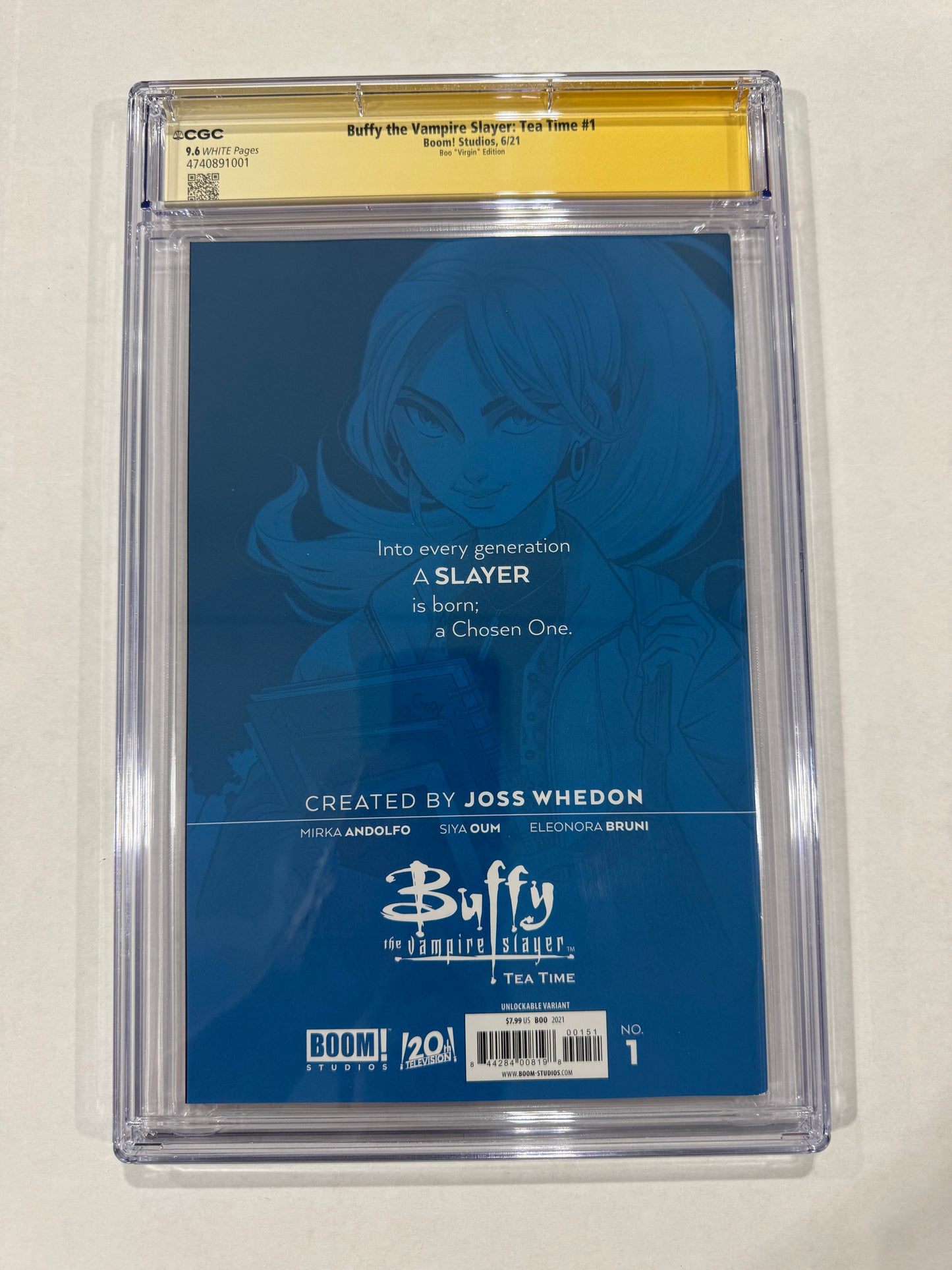 BUFFY THE VAMPIRE SLAYER: Tea Time #1 CGC SS 9.6 Sweeney Boo Variant SIGNED 1 PER STORE