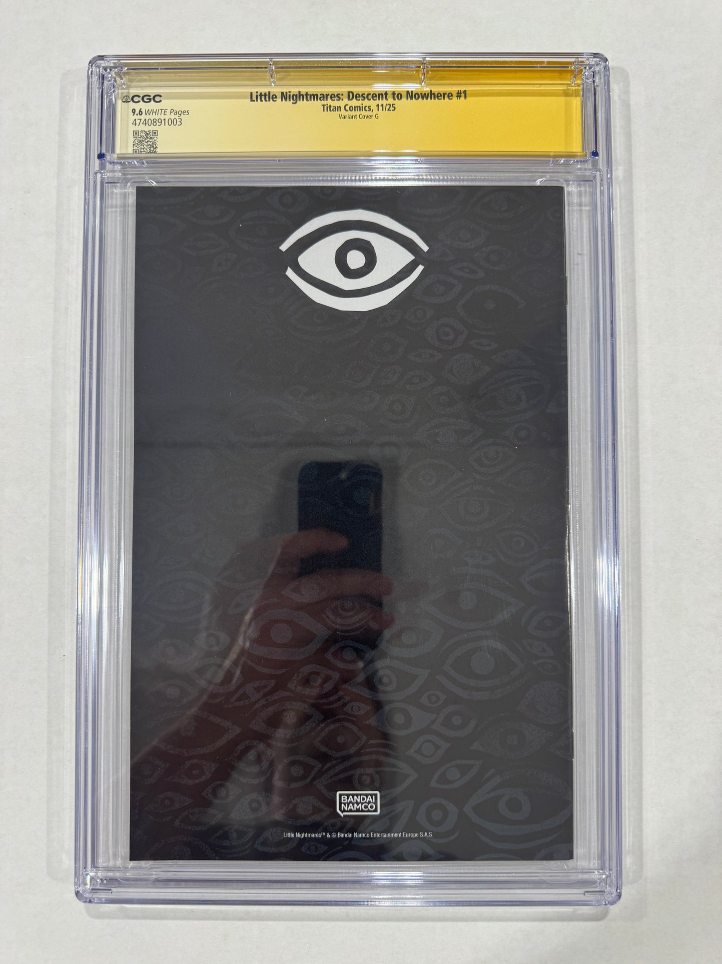 LITTLE NIGHTMARES Descent To Nowhere #1 CGC SS 9.6 Sweeney Boo Variant SIGNED