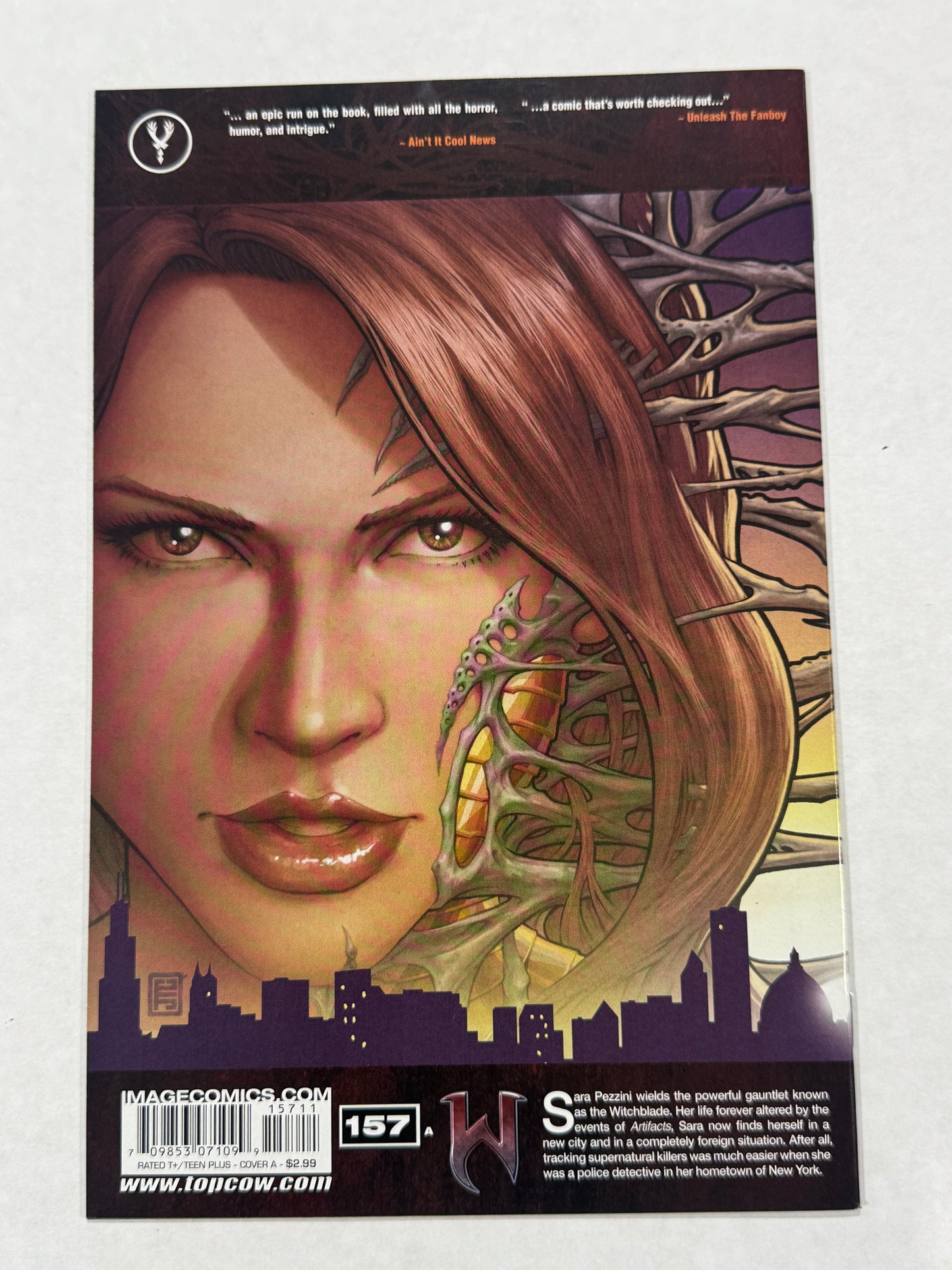 WITCHBLADE #157 NM Christopher Wrap Cover