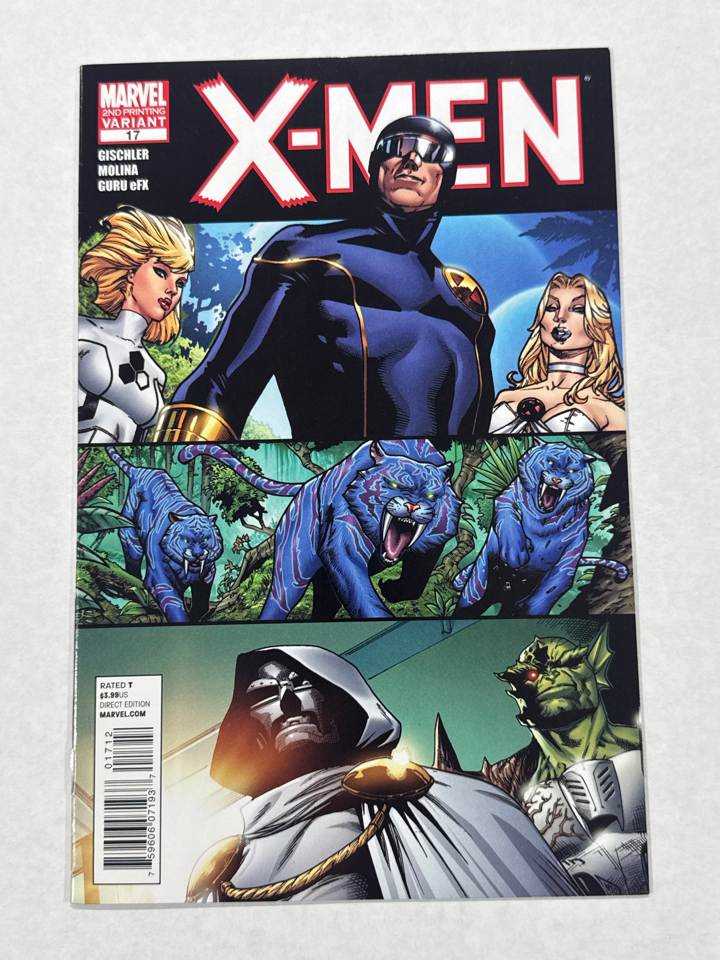 X-MEN #17 Vol 2 VF 2nd Print Variant