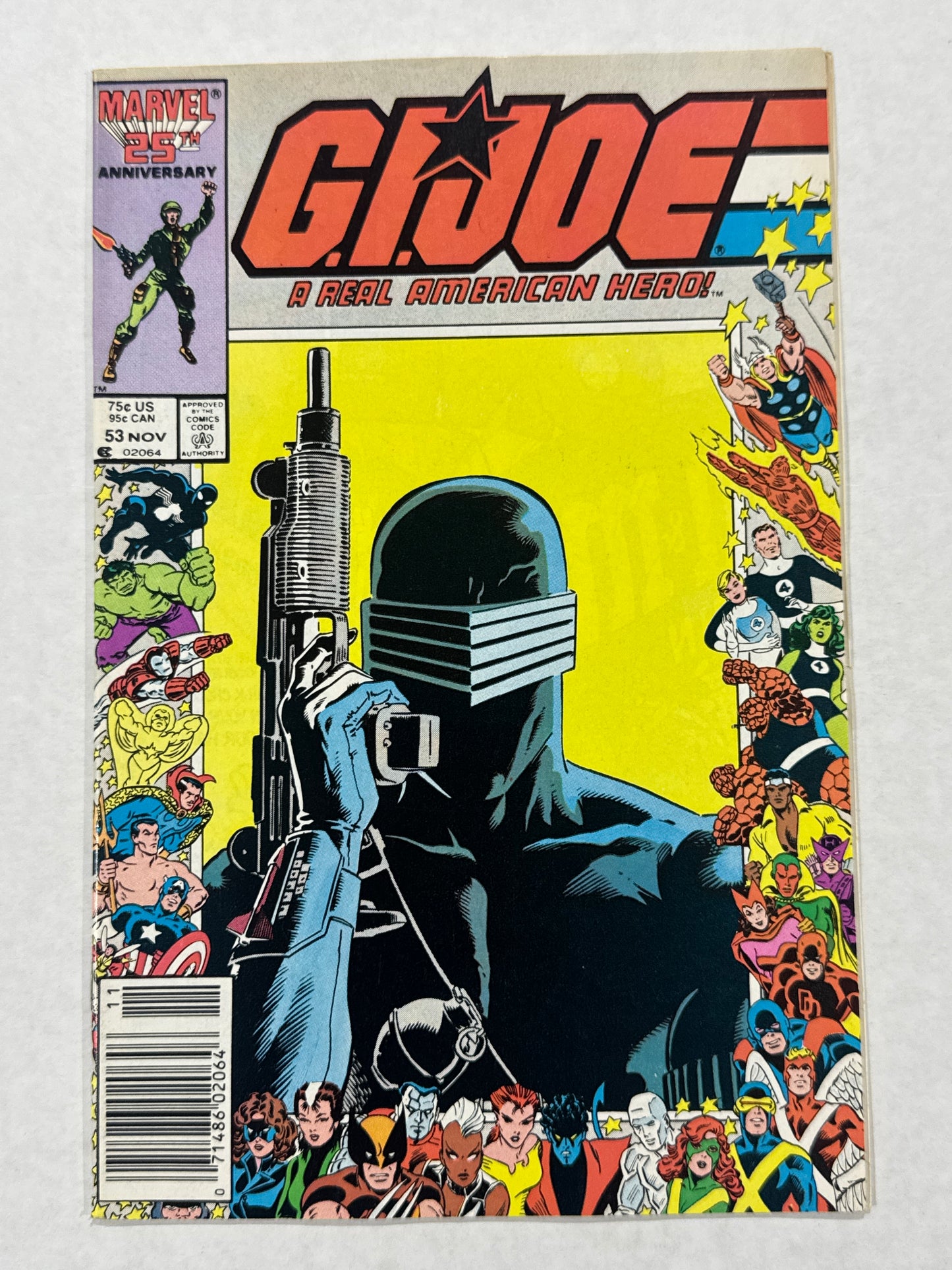 GI JOE A Real American Hero #53 VF NEWSSTAND