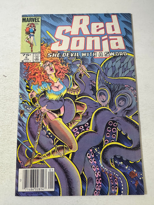 RED SONJA #5 Vol 3 NM- Canadian Price Variant (Marvel)
