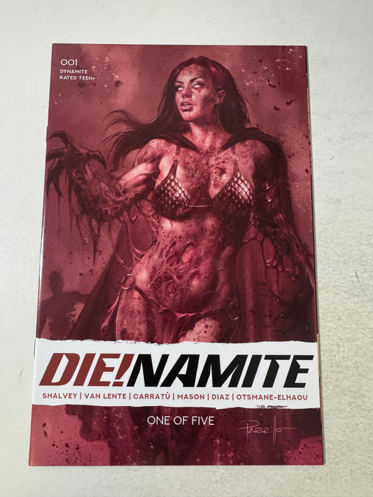 DIE!NAMITE #1 NM Red Tint Lucio Parrillo Variant (Store Exclusive)