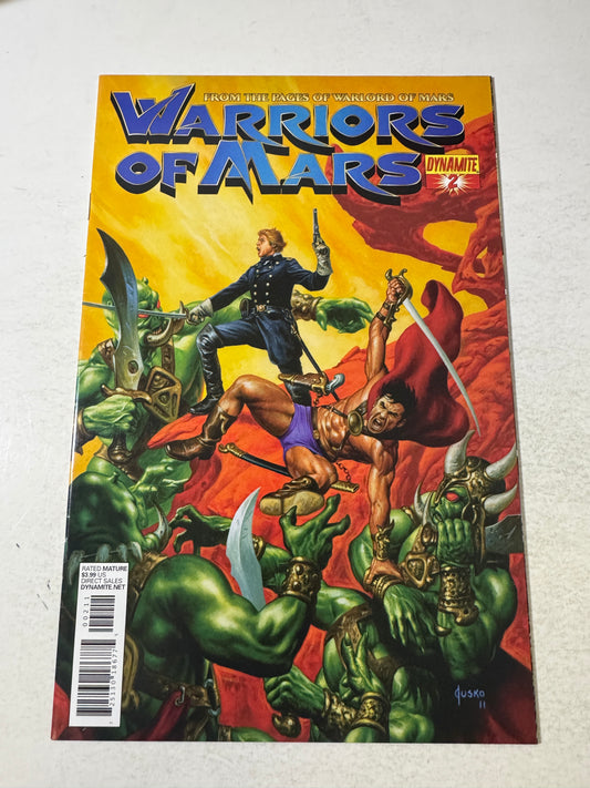 WARRIORS OF MARS #2 VF/NM Joe Jusko Cover (Dynamite)