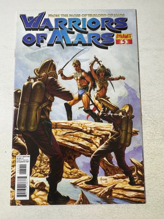 WARRIORS OF MARS #5 VF/NM Joe Jusko Cover (Dynamite)