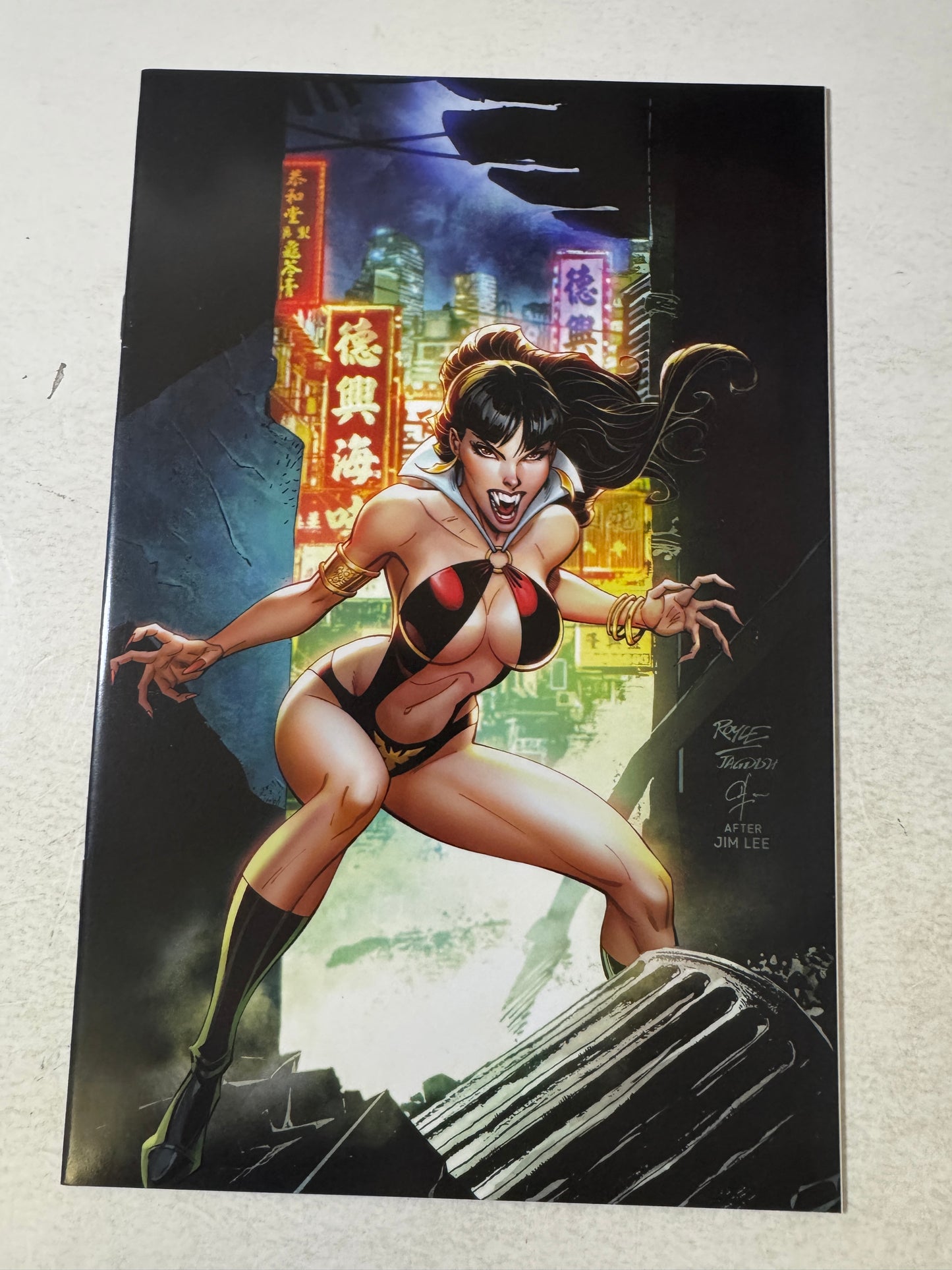 VAMPIRELLA STRIKES #1 NM 1:11 Virgin John Royle Homage Variant