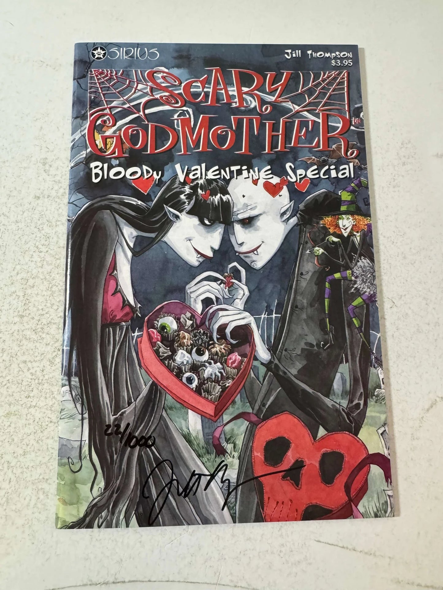 SCARY GODMOTHER Bloody Valentine Special NM- SIGNED by Jill Thompson