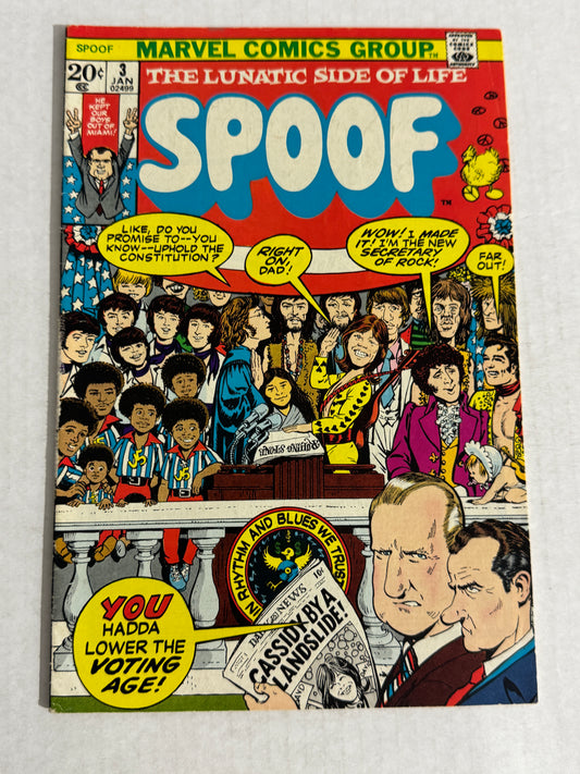 SPOOF #3 VG+ Beatles on cover