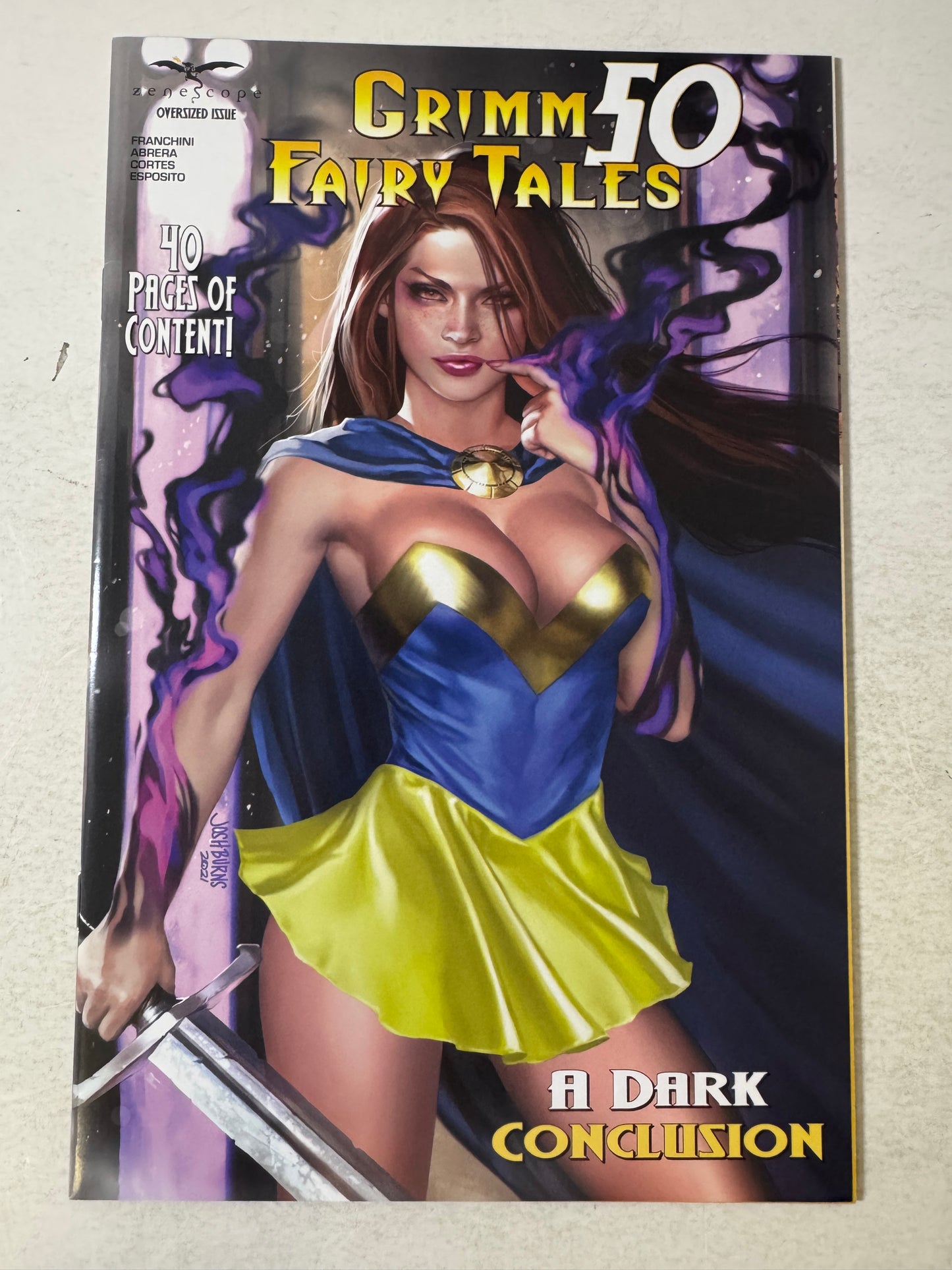 GRIMM FAIRY TALES #50 Vol 2 NM Josh Burns E Variant