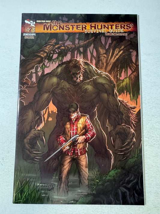 THE MONSTER HUNTERS' SURVIVAL GUIDE #2 Vol 2 Cryptids NM Tyler Kirkham Cover