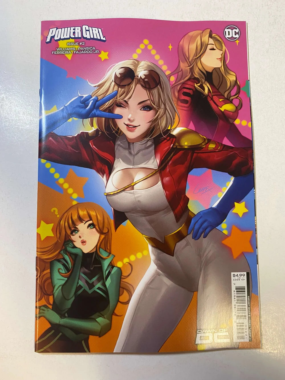 POWER GIRL #2 Vol 3 NM Leirix Variant