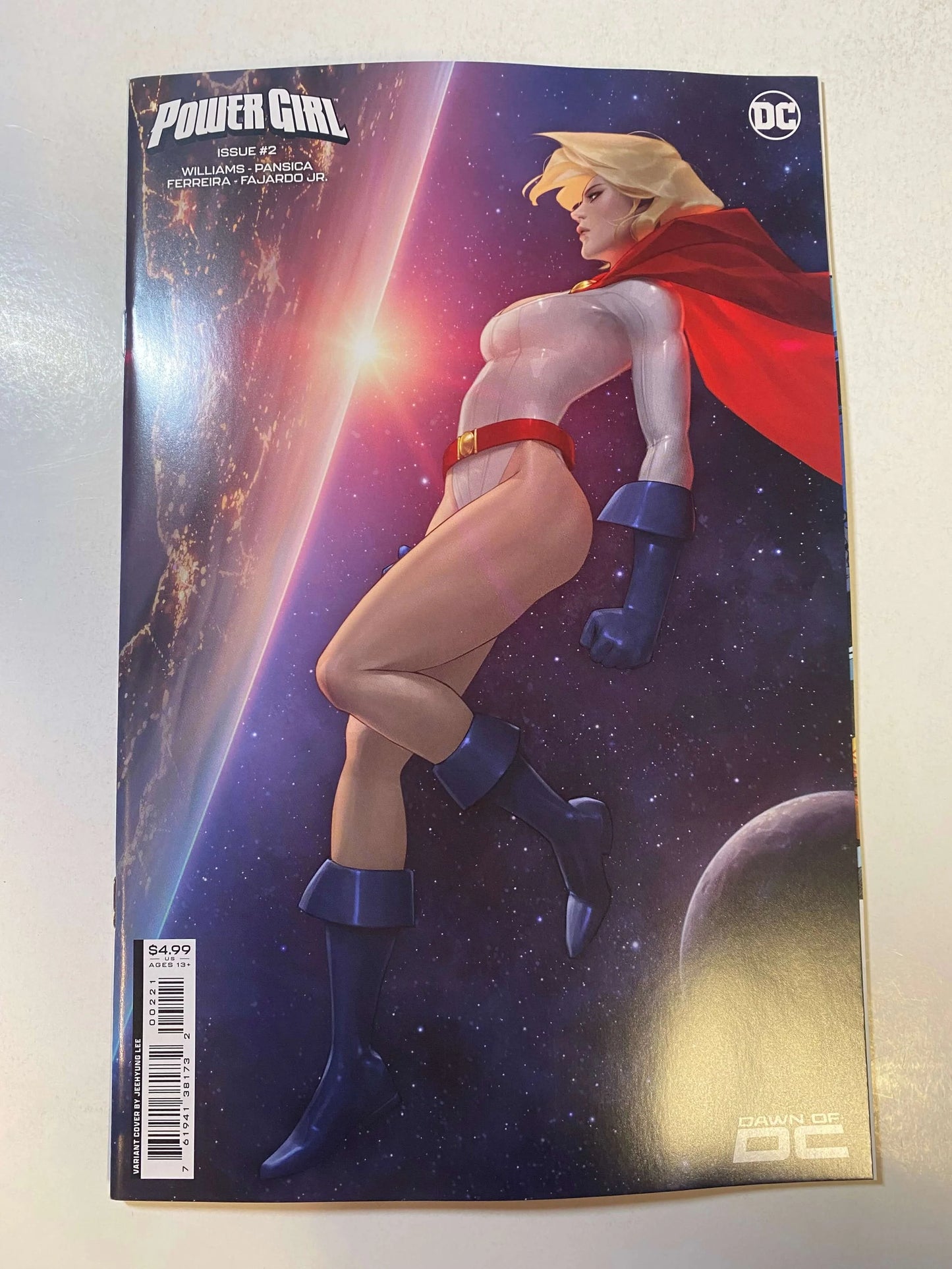 POWER GIRL #2 Vol 3 NM Jeehyung Lee Variant