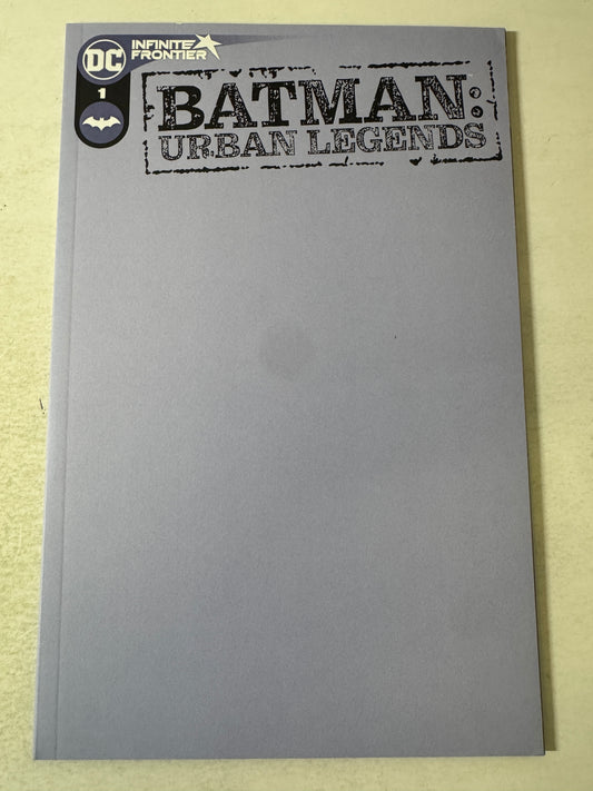 BATMAN URBAN LEGENDS #1 NM Blank Variant