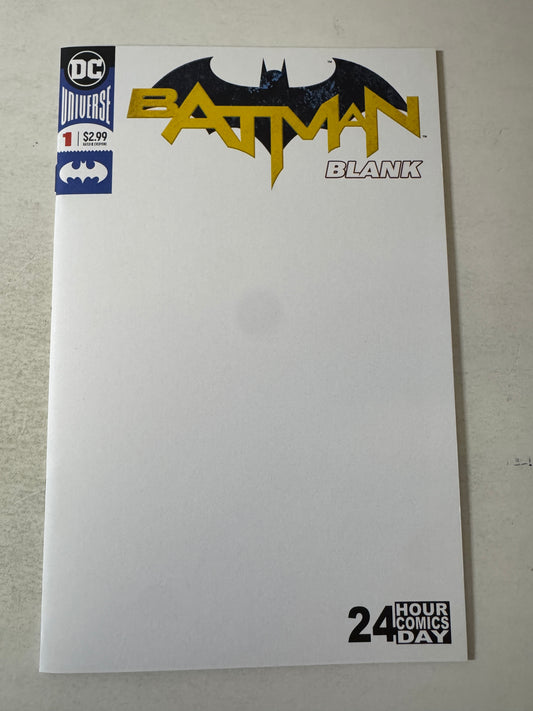 BATMAN BLANK #1 NM 24 Hour Comic Day