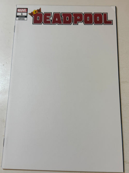 DEADPOOL #1 Vol 7 VF Blank Variant