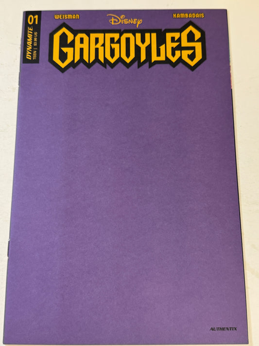 DISNEY GARGOYLES #1 NM Purple Blank Variant