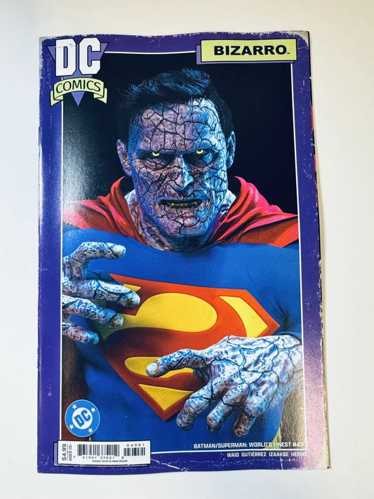 BATMAN SUPERMAN WORLD'S FINEST #43 NM Mark Spears Bizarro Variant