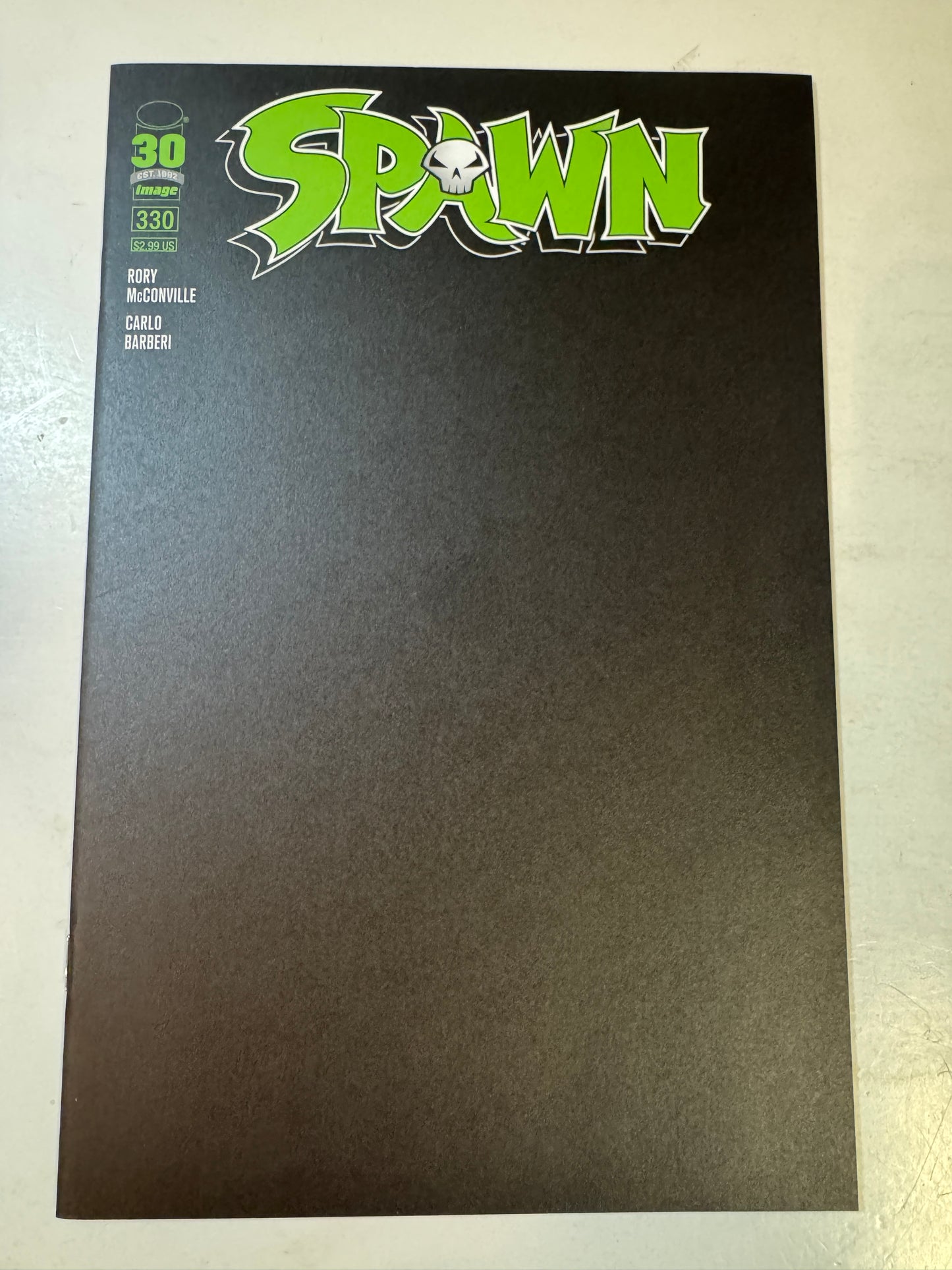 SPAWN #330 NM Blank Variant