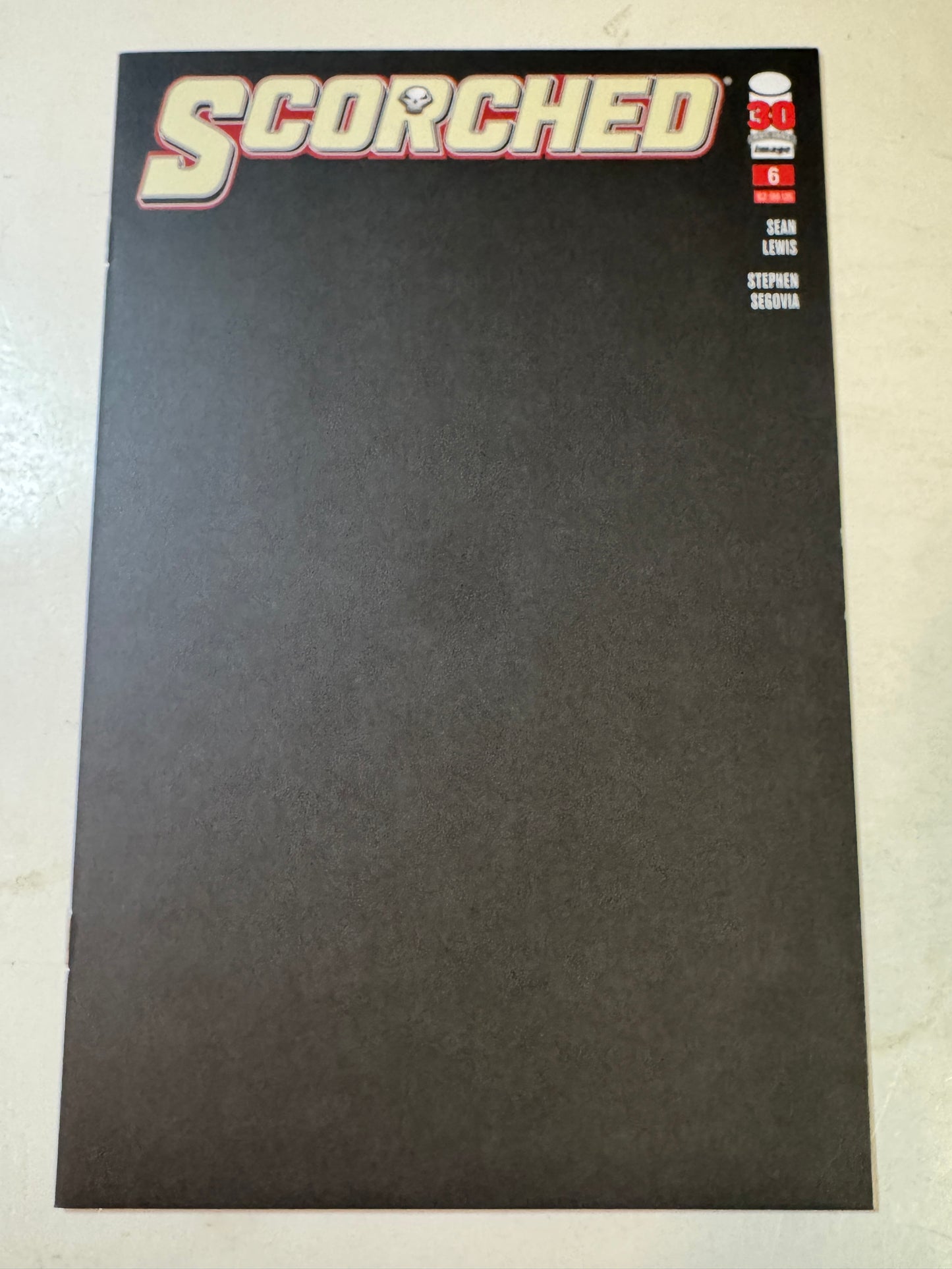 THE SCORCHED #6 NM Blank Variant