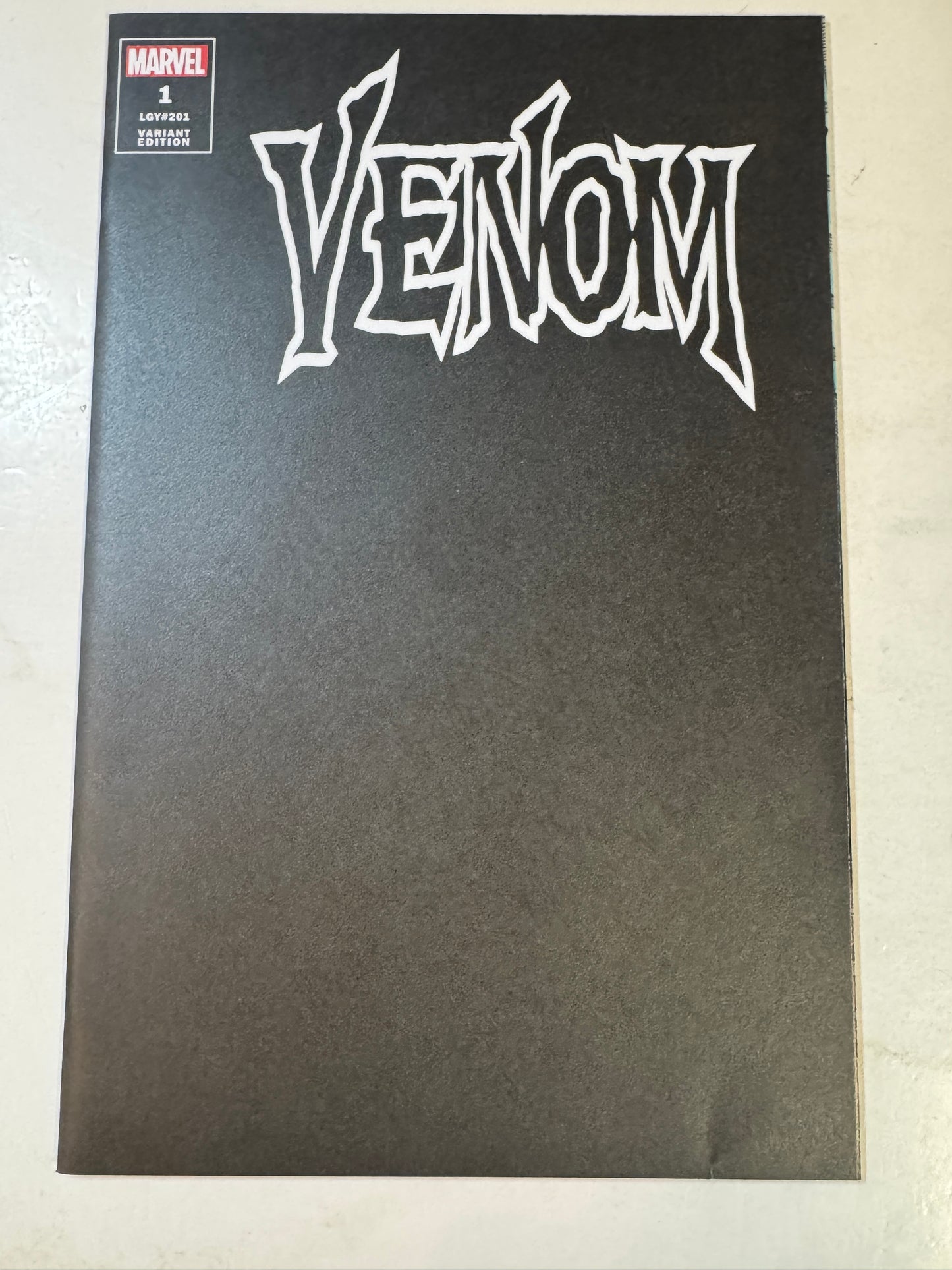 VENOM #1 Vol 5 NM-  Blank Variant 1ST APPEARANCE