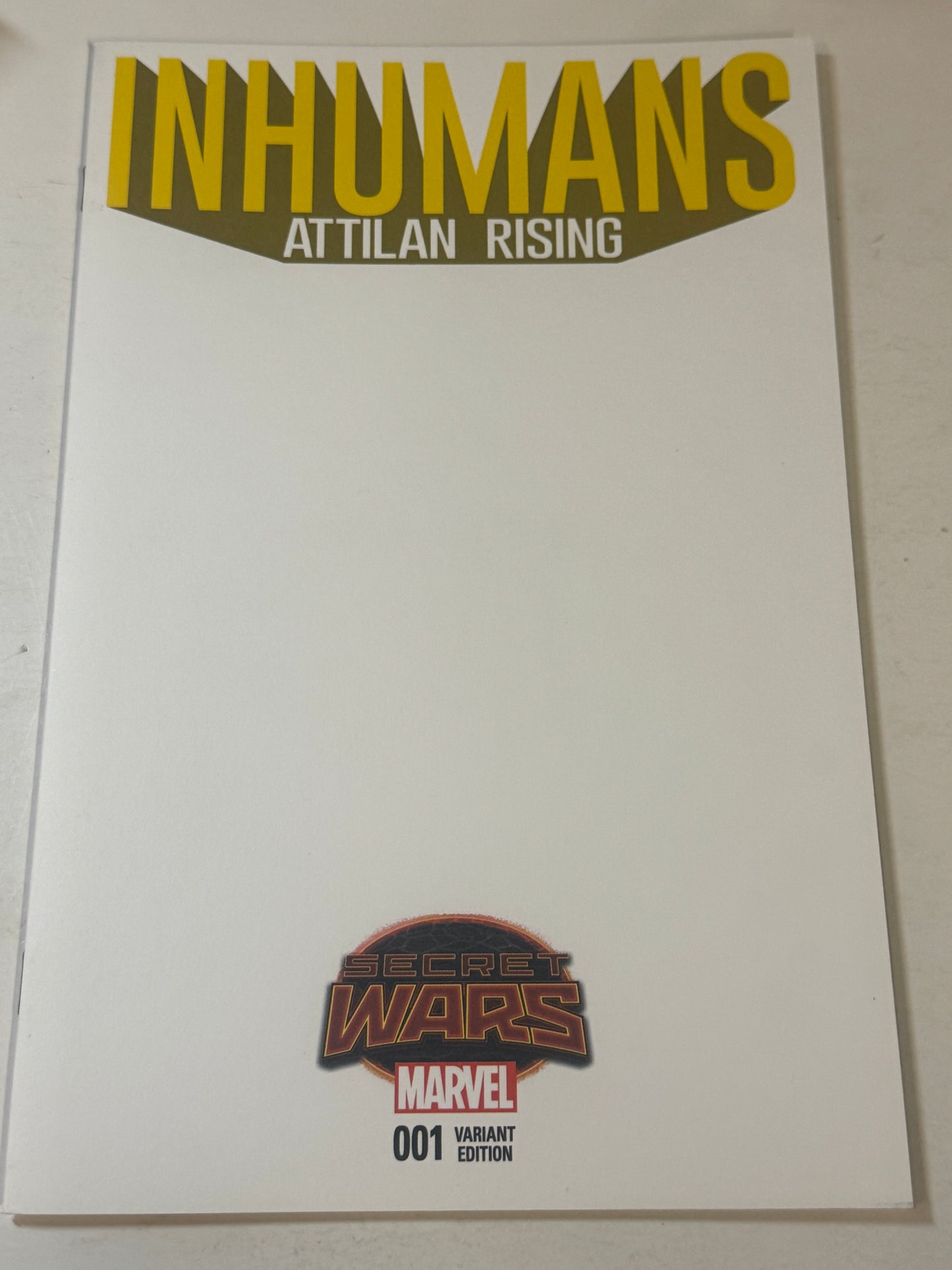 INHUMANS Attilan Rising Secret Wars #1 NM-  Blank Variant