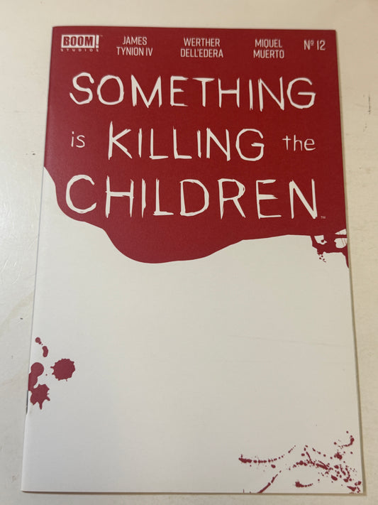 SOMETHING IS KILLING THE CHILDREN #12 NM Blank Variant