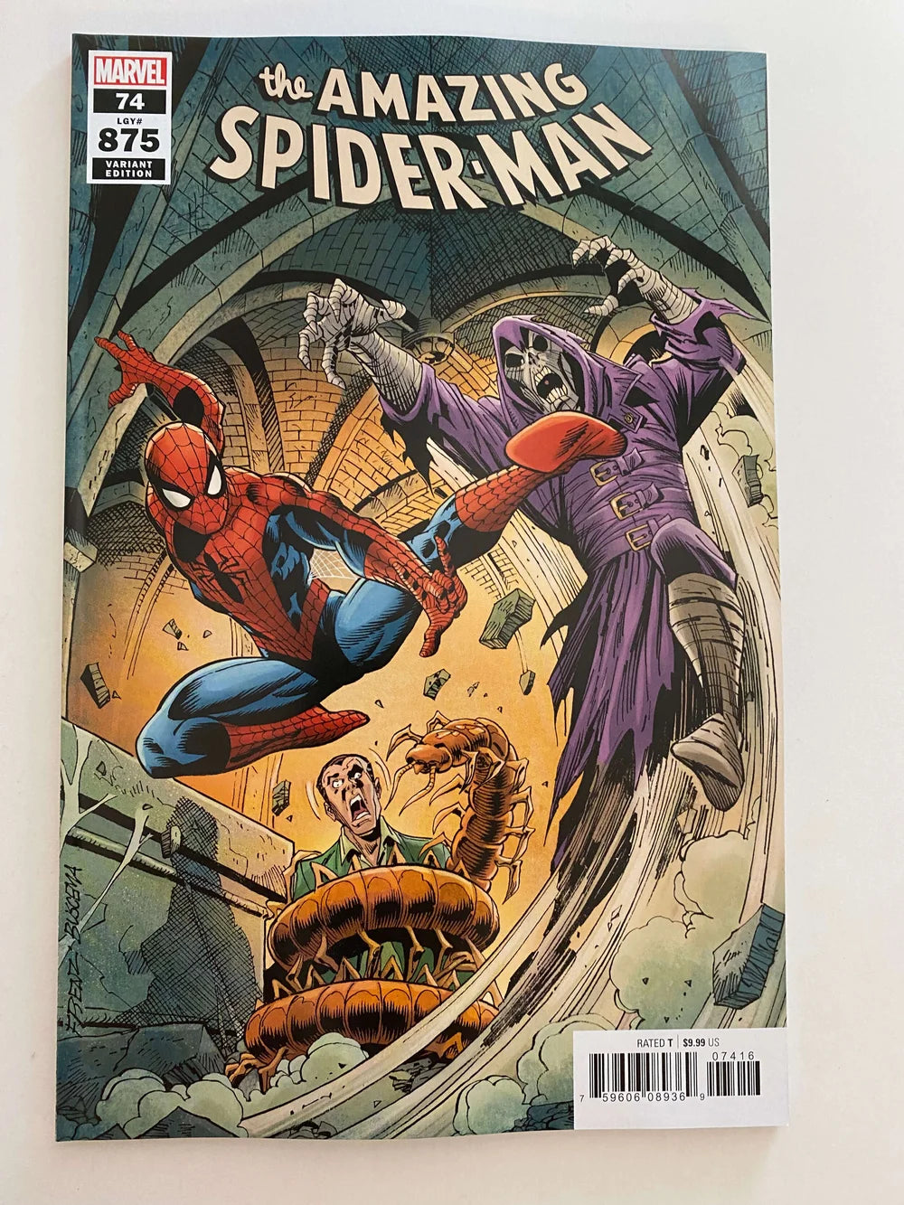 AMAZING SPIDER-MAN #74 Vol 5 NM Ron Frenz Variant