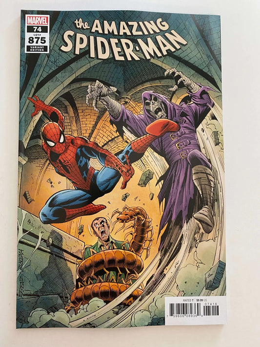 AMAZING SPIDER-MAN #74 Vol 5 NM Ron Frenz Variant