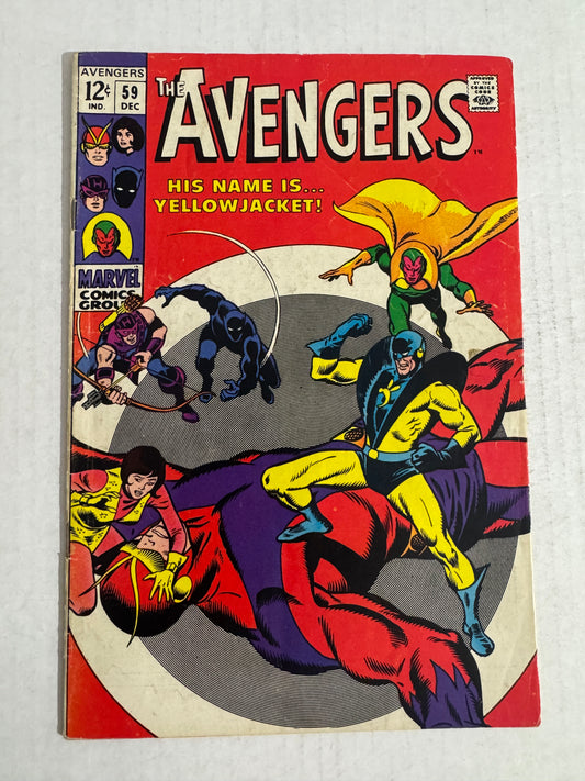 AVENGERS #59 VG 1ST APPEARANCE