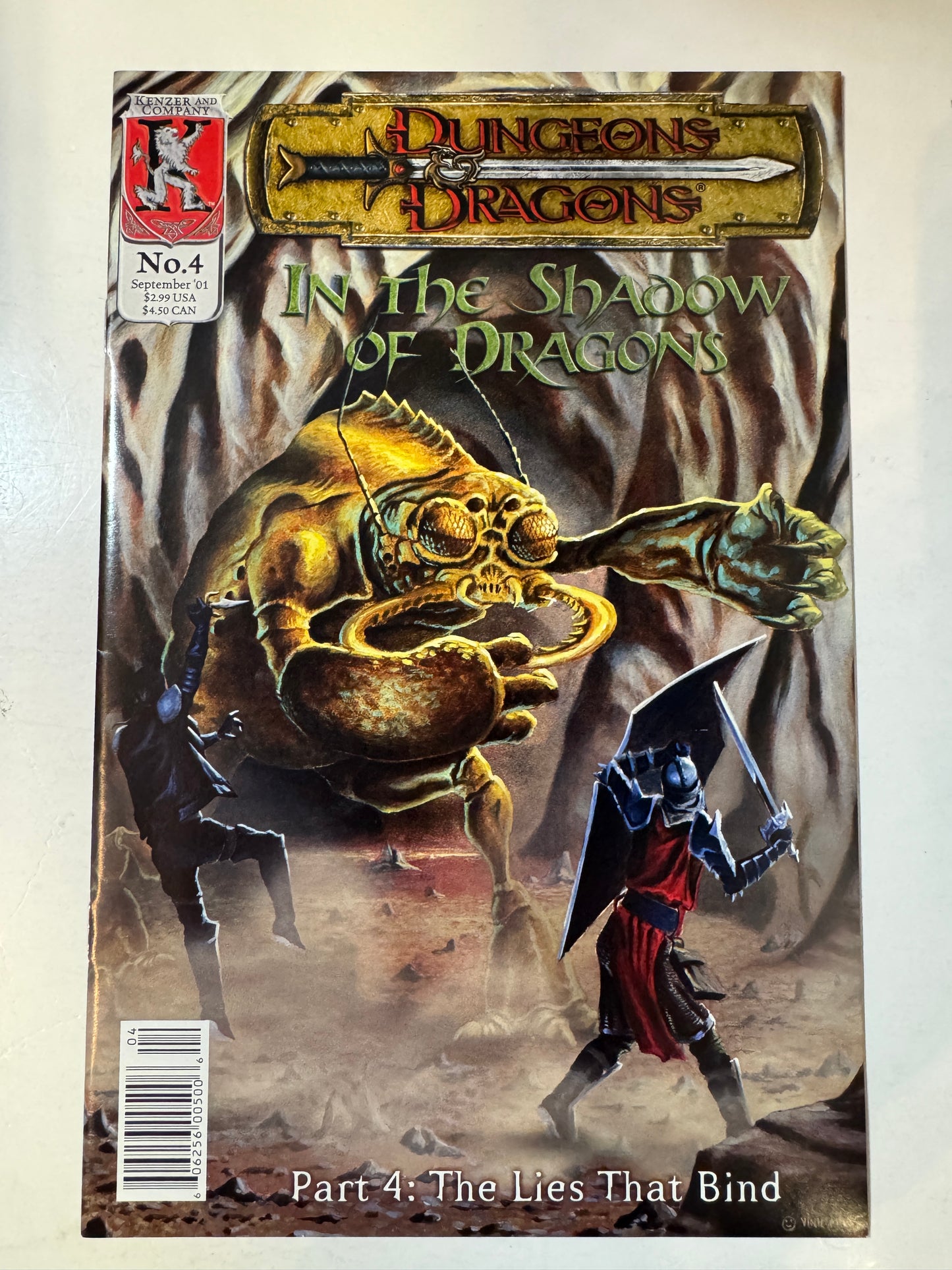 DUNGEONS & DRAGONS In The Shadow of Dragons #4 NM