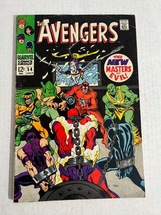 AVENGERS #54 VG 1ST APPEARANCE